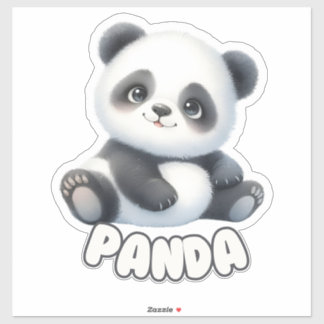 Sticker Panda Joueur - Pépinière
