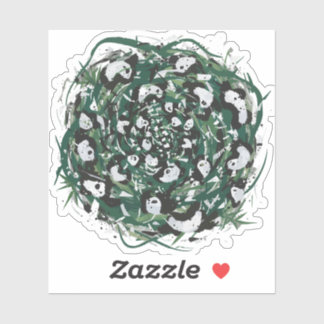 Sticker Panda-monium