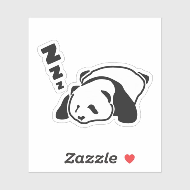 Sticker Panda Pop Cute (Feuille)