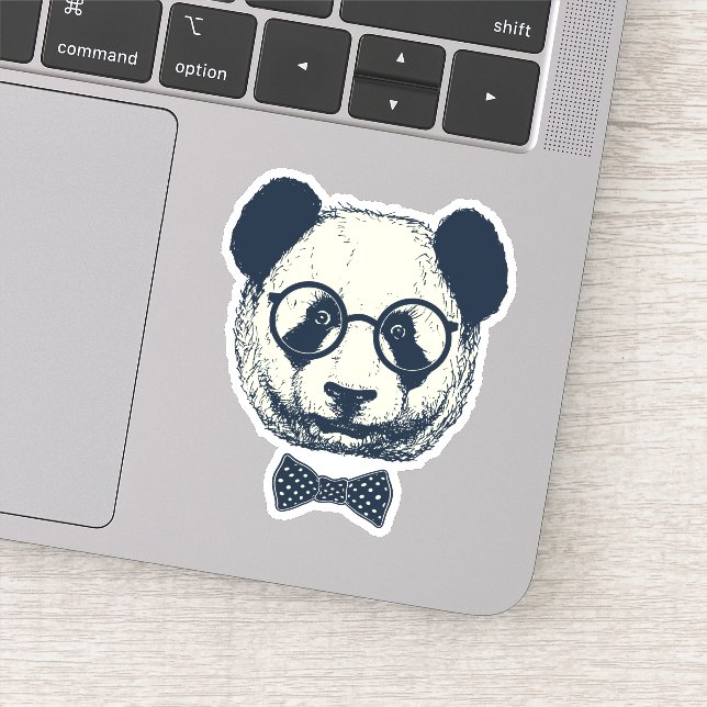 Sticker Panda stripes (Détail)