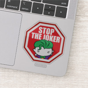 Sticker Panneau Chibi "Stop The Joker"