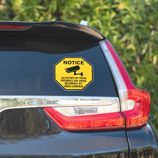 Sticker Panneau de signalisation de vidéosurveillance