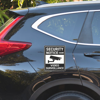 Sticker Panneau de surveillance vidéo 24 heures sur 24