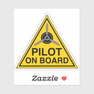Sticker Panneau du pilote à bord