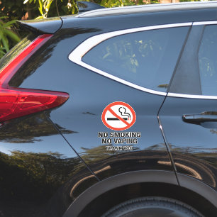 Sticker Panneau Interdiction de Fumer et de Vapoter - Sens