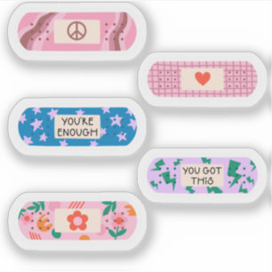 Sticker Pansement super - Conception de guérison motivatio