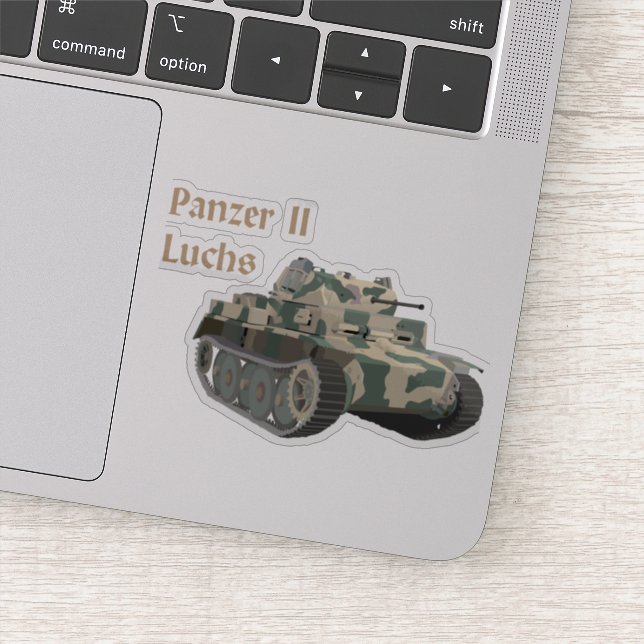 Sticker Panzer II Luchs Allemand 2ÈME GUERRE MONDIALE Batt (Détail)