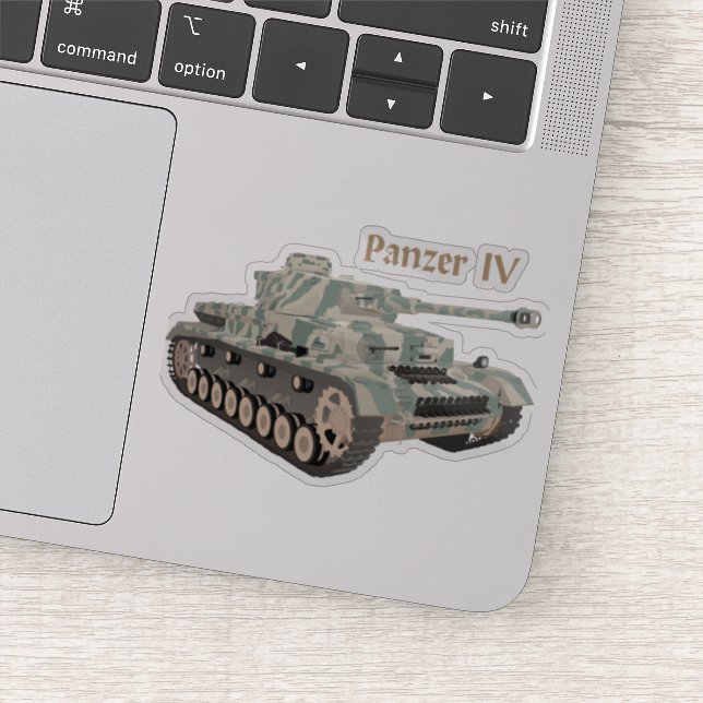 Sticker Panzer IV char de combat allemand 2ÈME GUERRE MOND (Détail)