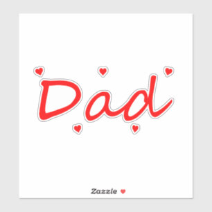 Sticker Papa adorable