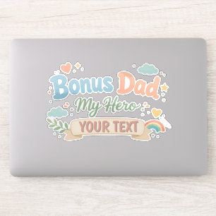 Sticker Papa Bonus Mon Héros Personnalisé Mignon Esthétiqu