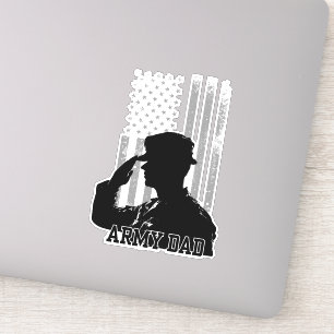 Sticker Papa de l'armée
