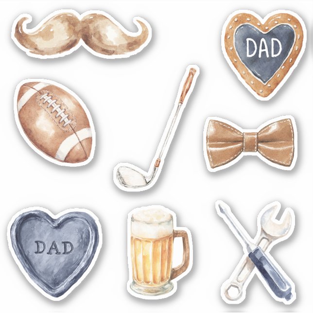Sticker Papa père (Devant)