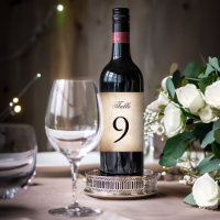 Papier de Parchemin vintage Bouteille de vin Numér