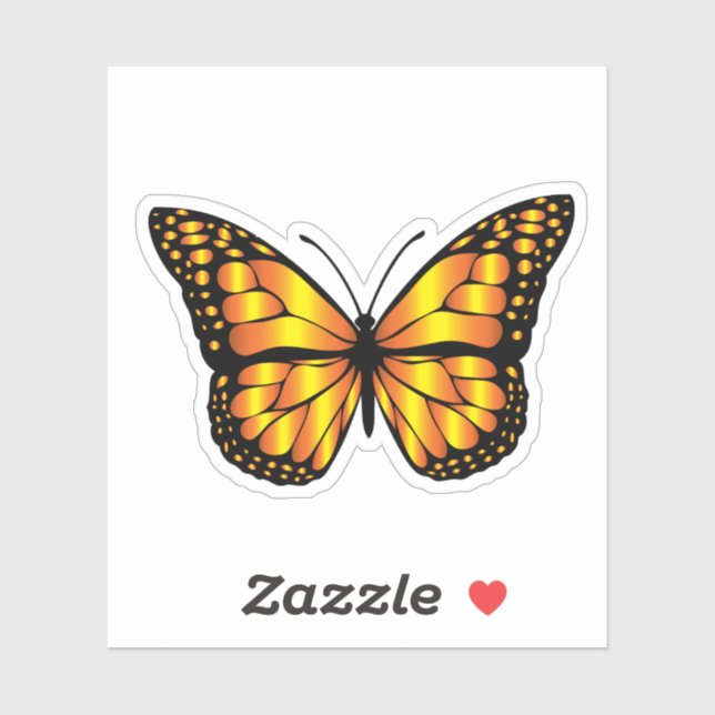 Sticker Papillon (Feuille)