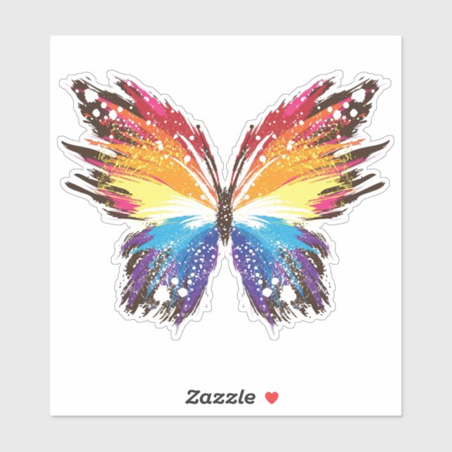 Sticker Papillon (Feuille)