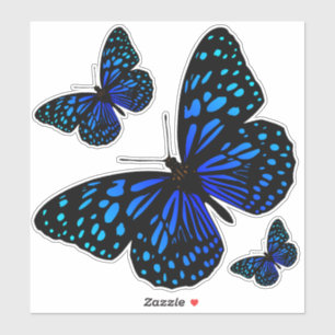 Sticker Papillon bleu Thunder_Cove