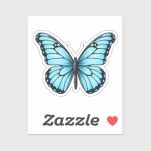 Sticker Papillon de caricature