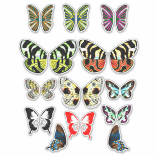 Sticker Papillon fée ailes Art scrapbooking