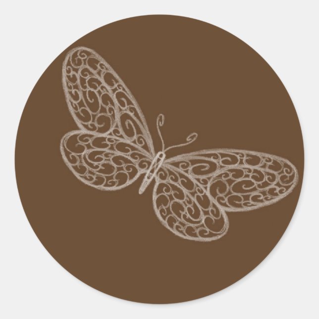 Sticker papillon Filigree (Devant)