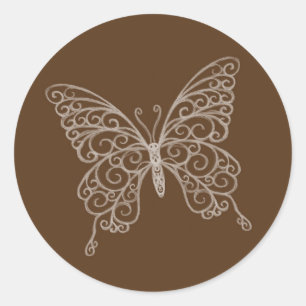 Sticker papillon Filigree