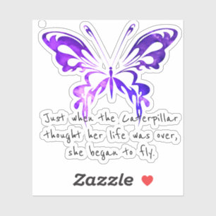 Sticker Papillon Inspirationnel