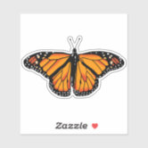 Sticker Papillon Monarque bleu sticker you