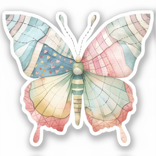 Sticker Papillon scrapbooking (Recto)