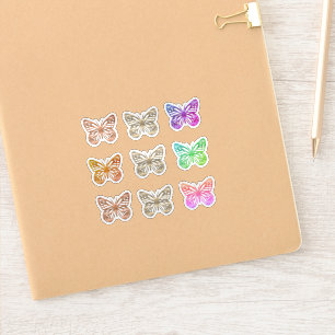 Sticker Papillons mignons