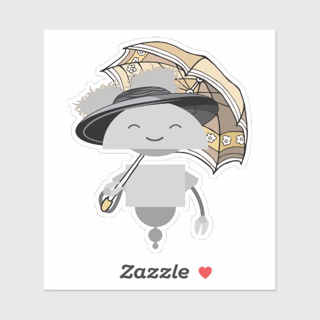 Sticker Parapluie Mia (Feuille)