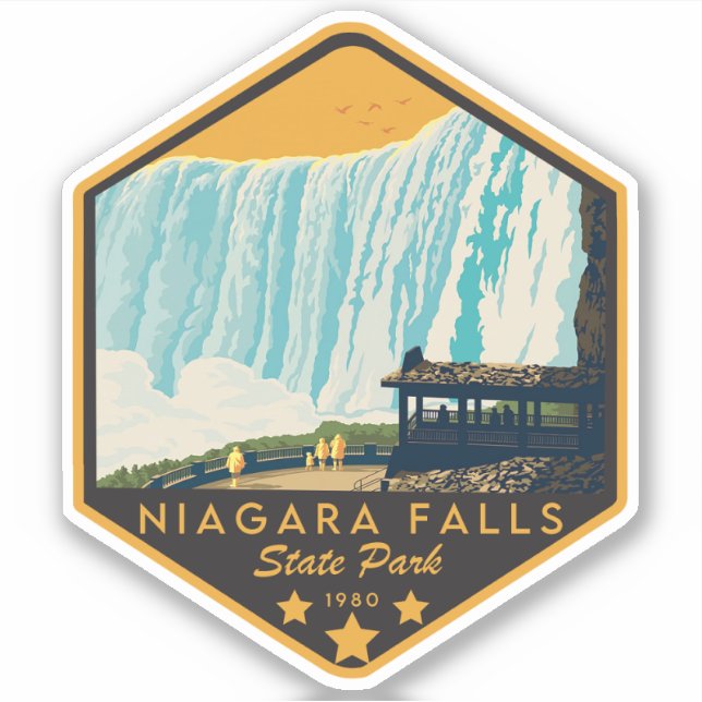 Sticker Parc d'état de Niagara Falls (Devant)