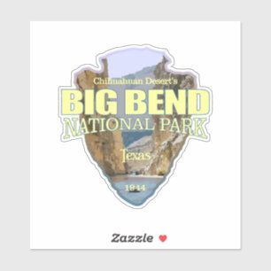 Sticker Parc national Big Bend (Arrowhead)