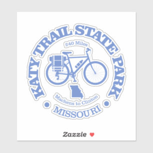 Sticker Parc national de Katy Trail (cyclisme)