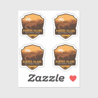 Sticker Parc national de Komodo Island