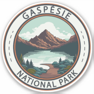 Sticker Parc national de la Gaspésie Badge Canada