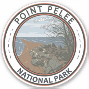 Sticker Parc national de la Pointe-Pelée Art Vintage