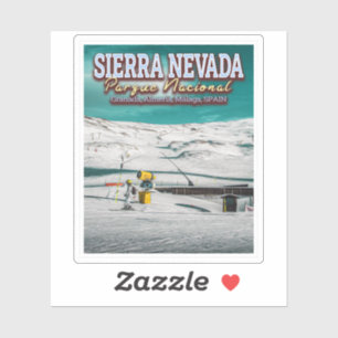 STICKER PARC NATIONAL DE LA SIERRA NEVADA - ESPAGNE D'ANDA