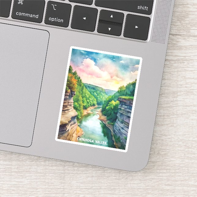 Sticker Parc national de la vallée de Cuyahoga Peinture aq (Détail)