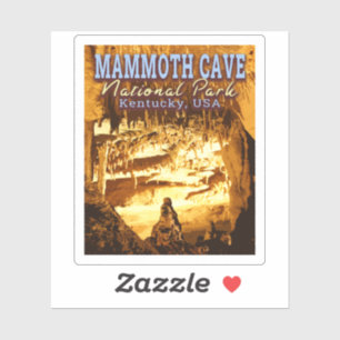 STICKER PARC NATIONAL DE MAMMOTH CAVE - KENTUCKY USA
