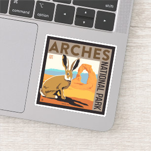 Sticker Parc national des Arches, Utah   Jacklapin