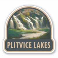 Parc national des Lacs Plitvice Croatie Aquarelle