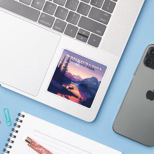 Sticker Parc national des Lacs-Waterton Canada Alberta