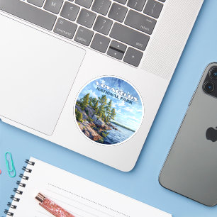 Sticker Parc national des Voyageurs Rainy Lake Minnesota