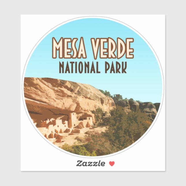 Sticker Parc national du Colorado (Feuille)