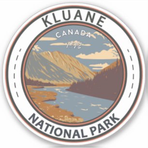Sticker Parc national Kluane Toujours Brook Canada Travel