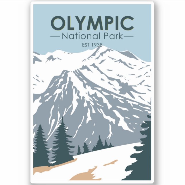 Sticker Parc national olympique Washington Retro (Devant)