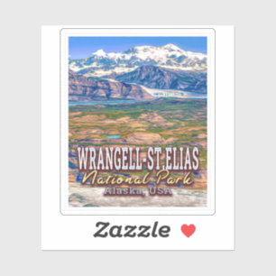 STICKER PARC NATIONAL WRANGELL SAINT ELIAS - ALASKA USA