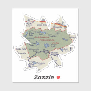 Sticker Parc provincial Algonoquin Vintage
