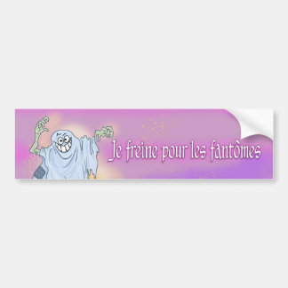 Sticker pare-choc : Je freine pour les fantasômes