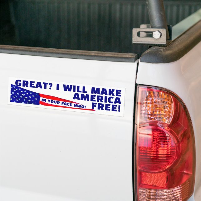 Sticker pare-chocs à nouveau gratuit (Sur camion)