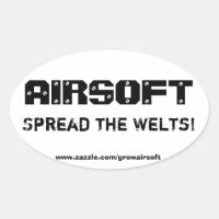 Sticker pare-chocs Airsoft "Spread"